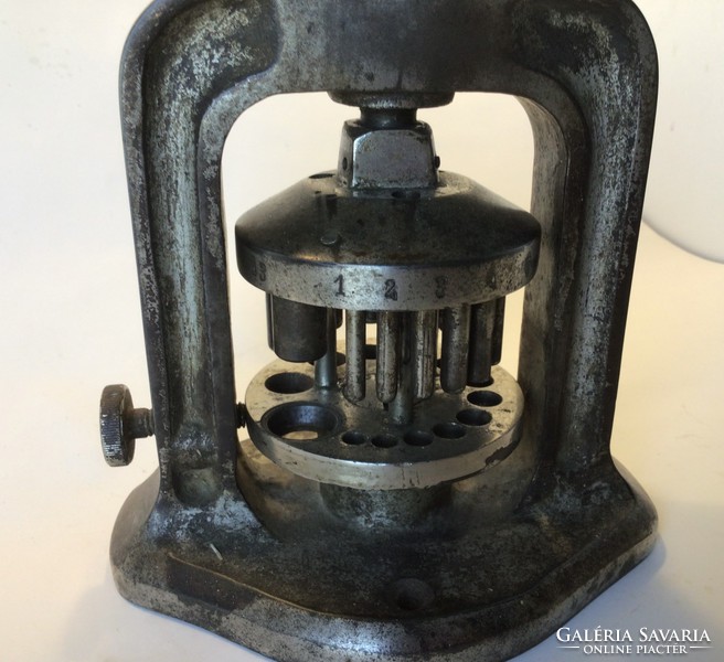 Antique dental press.