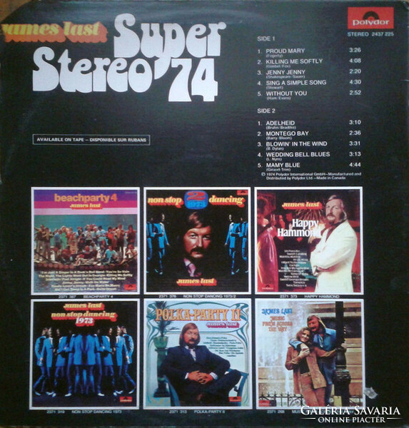James last - super stereo 74 (lp, comp)