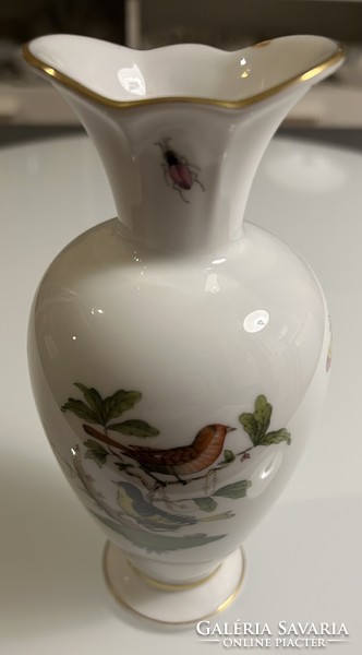 Herendi Rotschild mintás porcelán váza