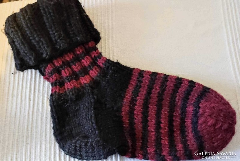 Hand knitted socks