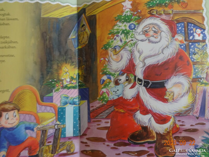 JÖN MÁR A MIKULÁS - karácsonyi versek, mesék - szép, illusztrált gyermekkönyv