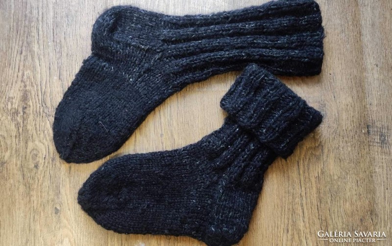 Hand knitted socks