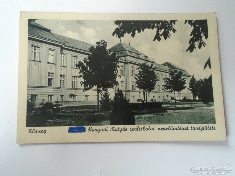 D199647 old postcard - Kőszeg - Matyás Hunyadi real school - Jenő Róth - Mihalik Lajosné Vác