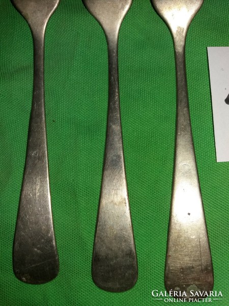 Antique silver-plated alpaca fork set of 6 in one cutlery according to the pictures 4.