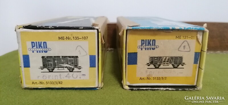 Piko model railway h0, box only, 2 pcs