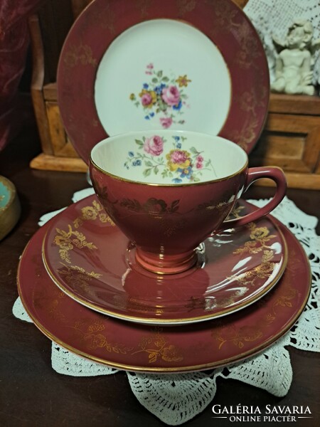English empire porcelain tea set