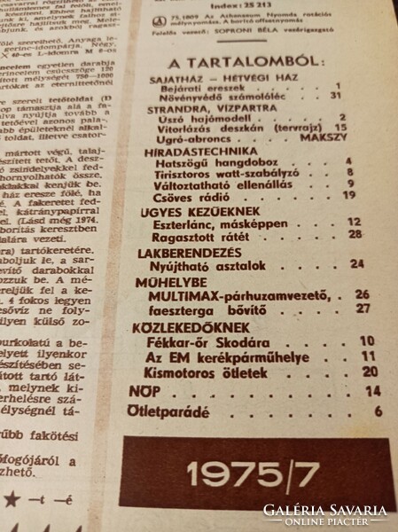 1975 / JÚLIUS EZERMESTER/ SZÜLETÈSNAPRA/KARÀCSONYRA.