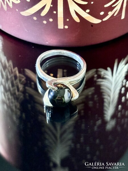 Egyedi ezüst gyűrű, Onix Kővel