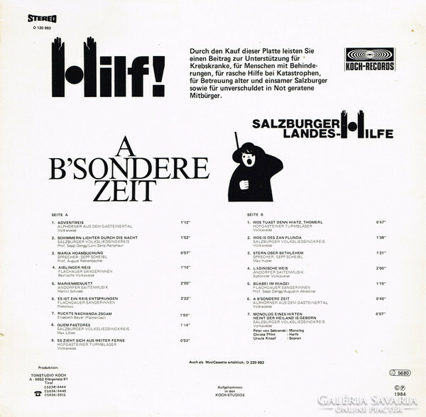 Various - A B'sondere Zeit (LP, Comp)
