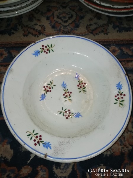 Abátfalva painted antique plate from the collection 17