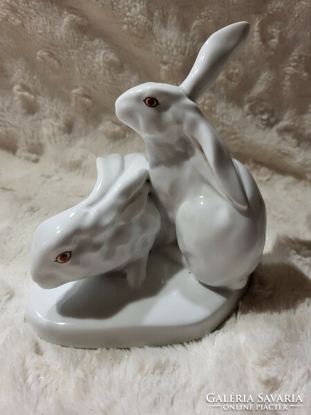 A pair of bunnies from Herend