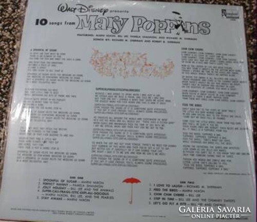 Various - 10 songs from mary poppins (lp, album)