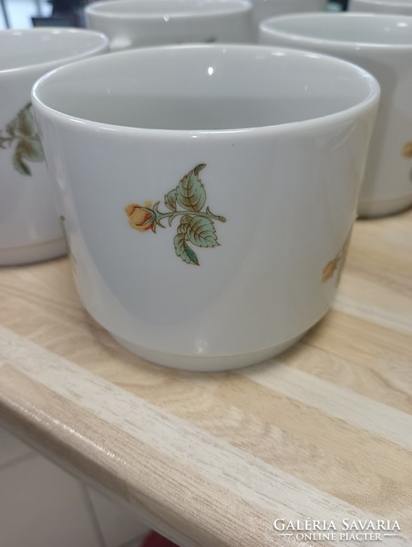 Zsolnay yellow rosé mugs