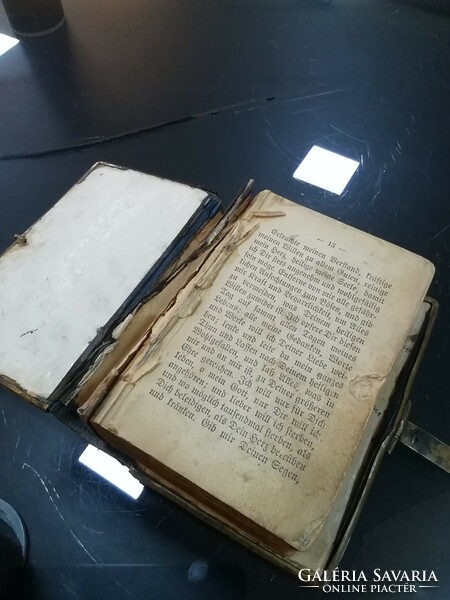 Antique, buckled prayer book