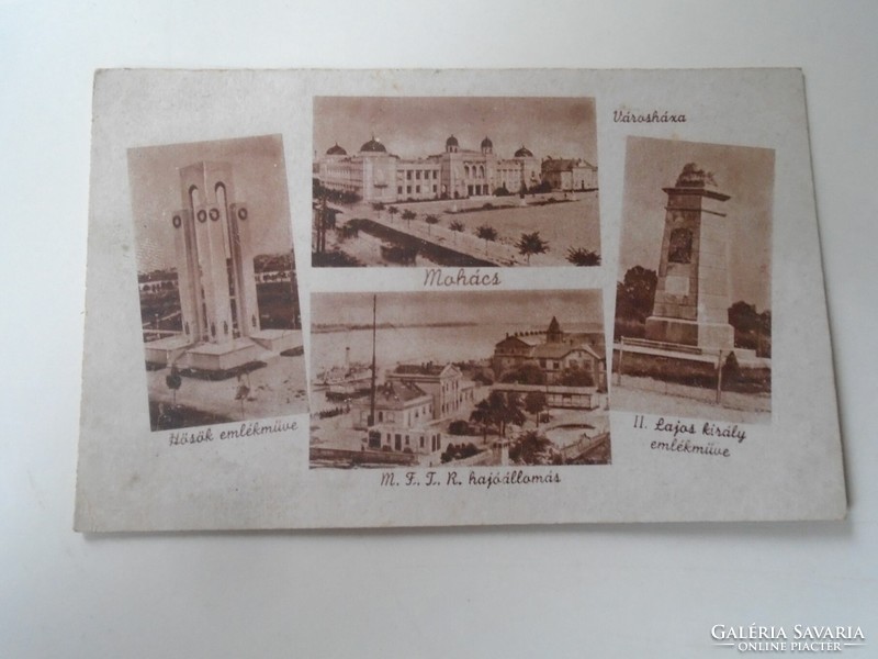 D199648 old postcard - Mohács p1947