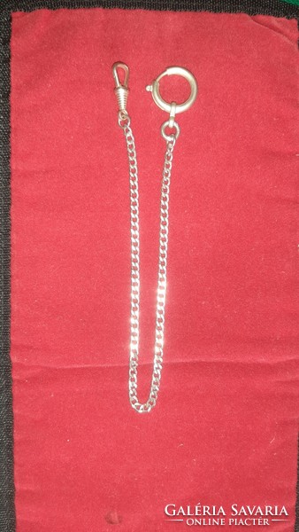 Silver pocket watch chain