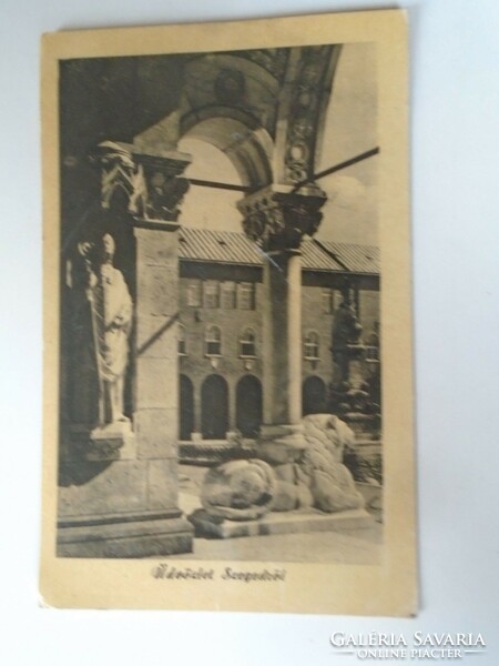 D199669 Szeged old postcard 1955