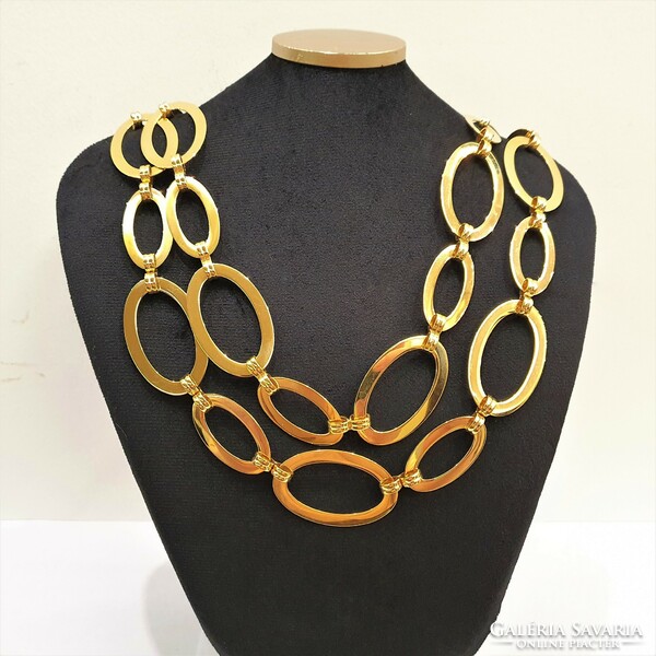 Milor italy gold marked necklace