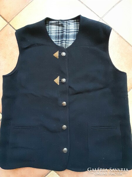 Men's warm vest can be worn on both sides, l xl