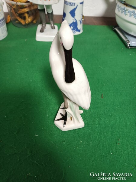 Porcelain egret for sale.