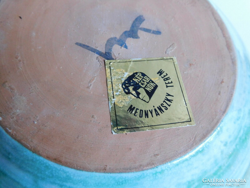 Károly Bán ceramic bowl 22.5 Cm