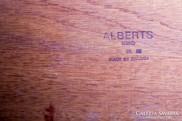 Alberts Tibro skandináv mid-century paliszander asztal - 2176