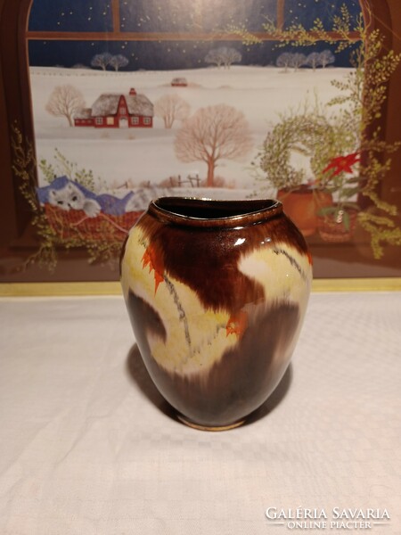 Beautiful West Germany German glazed ceramic vase