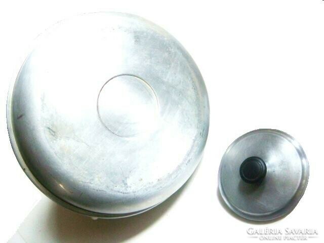 Régi szép ritka lapos forma teáskanna, nem hagyományos alakú (körling:)