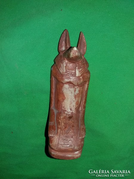 Antique Egypt hand carved sandstone Anubis statue 15 cm as shown in the pictures