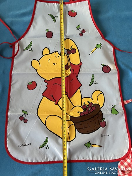 2 Children's apron and macis canvas bag together