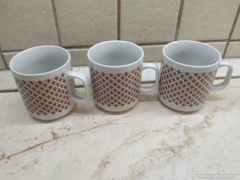 3 porcelain cups for sale!