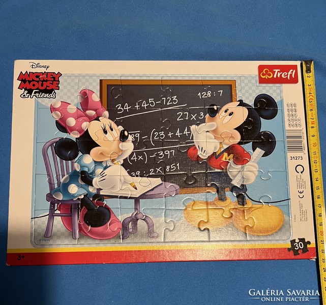 Mickey Mouse 30 darabos puzzle- 1 kép-újszerű