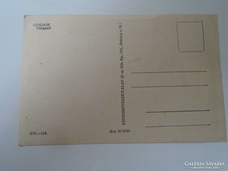 D199676   SZOLNOK   régi képeslap  1950k