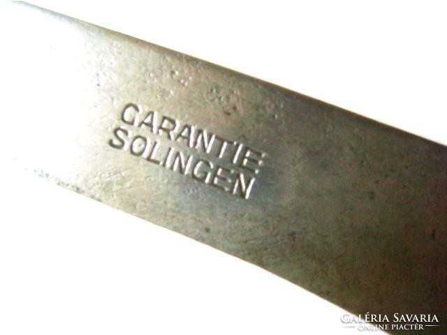A good large Solingen knife with a silver handle from the first half of the 1900s