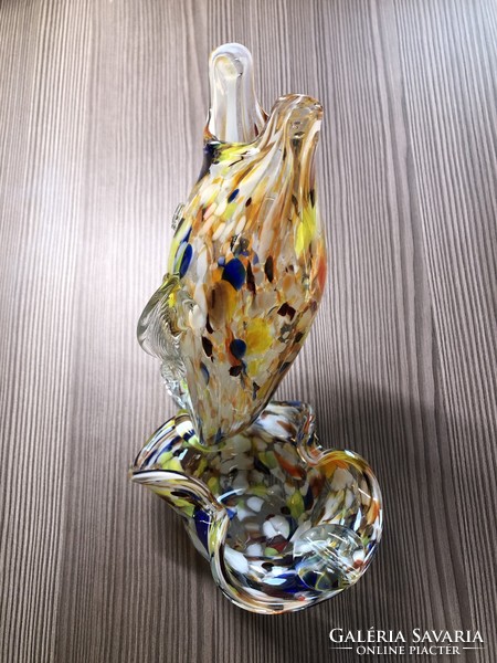 Glass ashtray, vase, decorative ornament