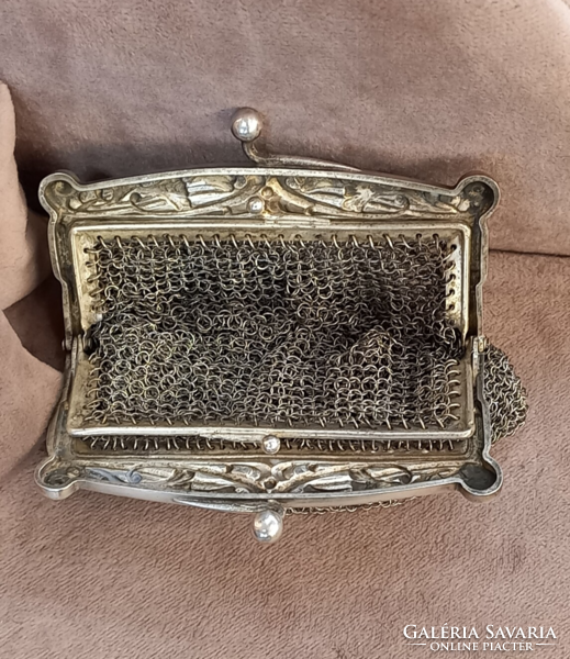 Antique silver wallet