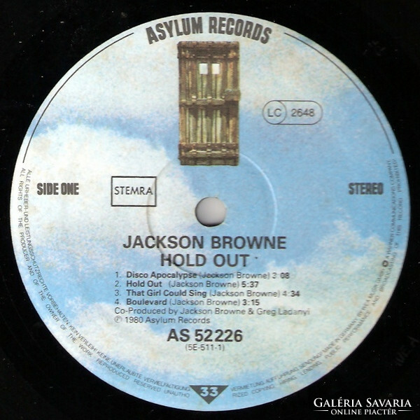 Jackson Browne - Hold Out (LP, Album)