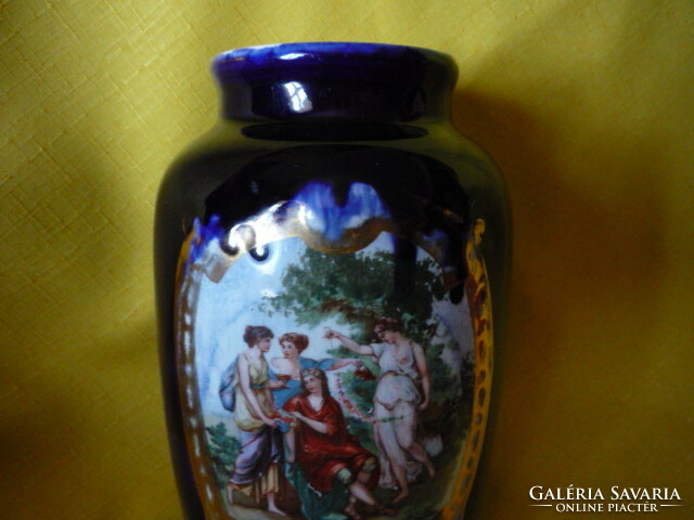 Cobalt blue vase