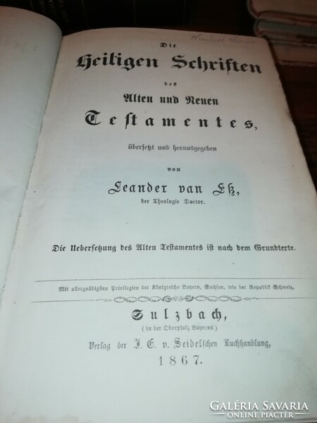 Die Heiligen Schriften des Alten und Neuen Testamentes (gótbetűs)
