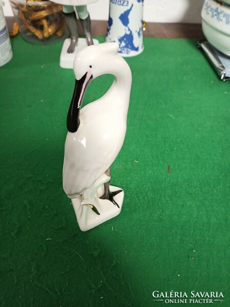 Porcelain egret for sale.
