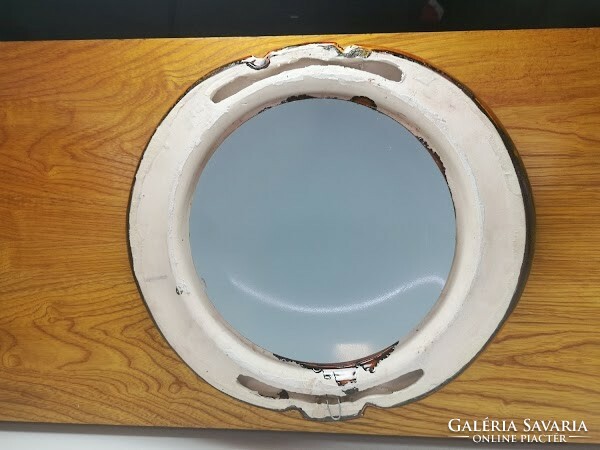 Gyula Végvári ceramic design wall mirror - 50292