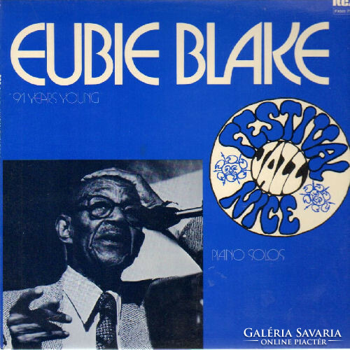 Eubie blake - 91 years young - piano solos - jazz festival nice 74 (lp, album)