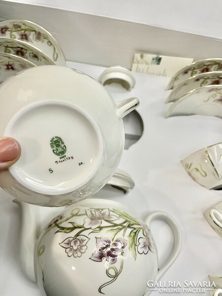 New Zsolnay spring tea set 100/178