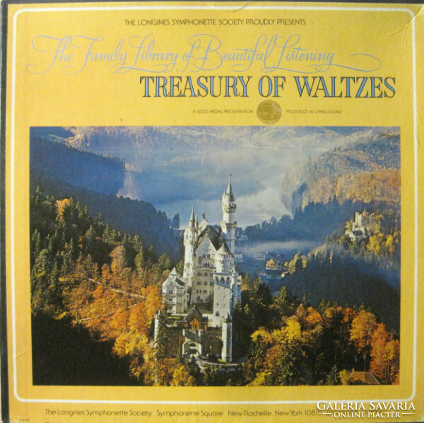 The longines symphonette society - treasury of waltzes (3xlp + box)