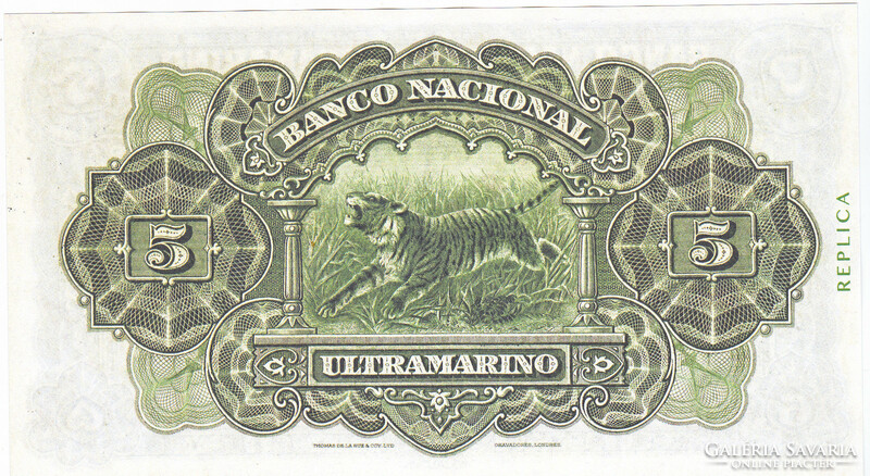 Portugál India,5 rupia MINTADARAB 1924 REPLIKA