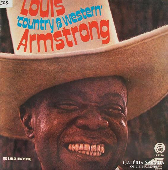 Louis 'country & western' armstrong - louis 'country & western' armstrong (lp, re)