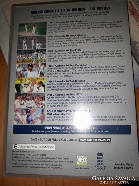 England cricket's six of the best newspaper & dvd Botham