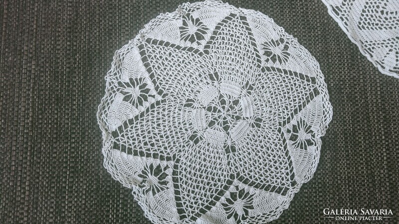 New, hand crocheted / decorative tablecloths