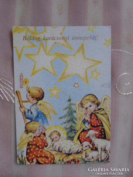 Karácsonyi képeslap 5.: Mária, kis Jézus