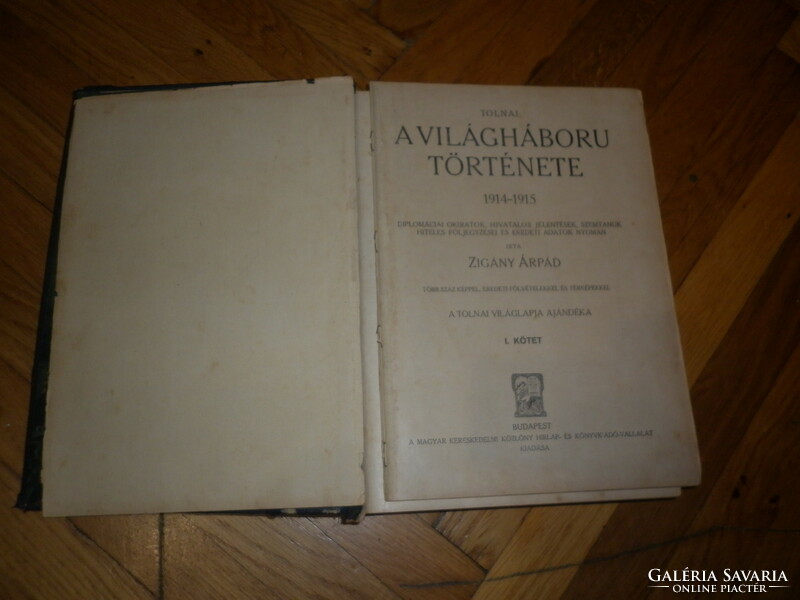 Antik könyv tolnay világháború története 1914-15